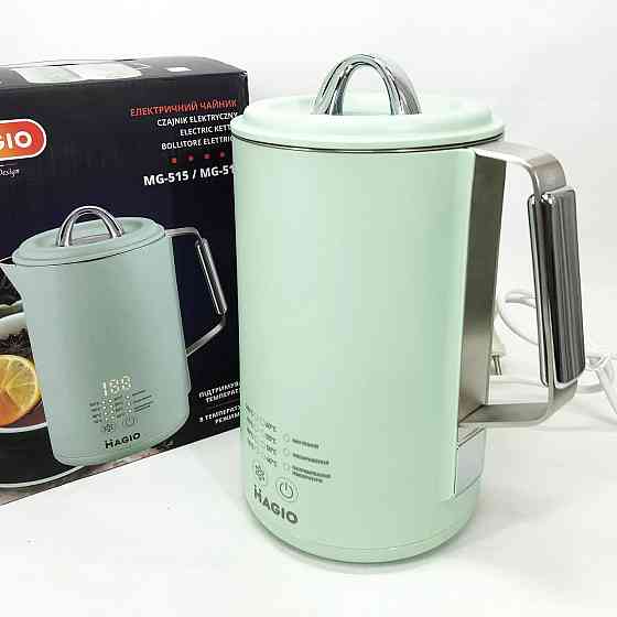 Тихий побутовий чайник Magio MG-515 1.5 л 1500 Вт, Електрочайник з індикатором включення HG-71 Івано-Франківськ