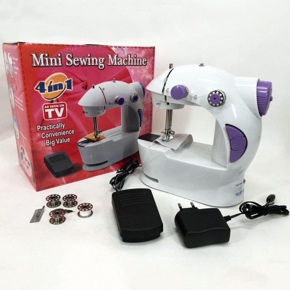 Мини швейная машинка электрическая, Маленькая швейная машина для детской комнаты машинка мини BA-86 Львов - изображение 4
