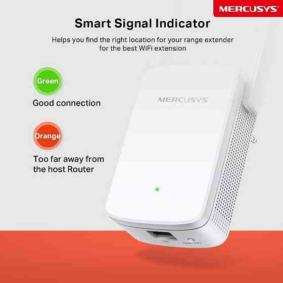 Mercusys ME30 усилитель WLAN репитер AC1200 867 Мбит/с 5 ГГц 300 Мбит/с 2.4 ГГц Dual Band с подсветкой и Киев