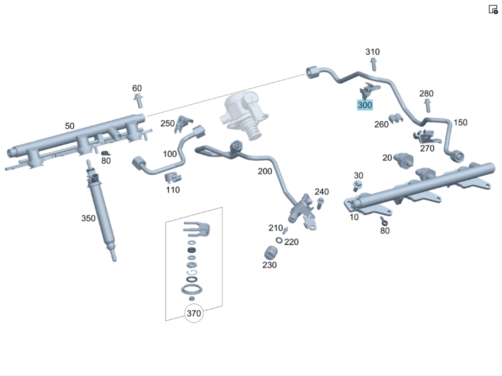 Mercedes-Benz  A2760782441 Тримач проводів на трубці ТНВД C-Class Cabrio A205 C-class Estate S205 C-Class Coupe С205 C-Class W205 GLC X253 GLC Coupe C Одесса - изображение 2