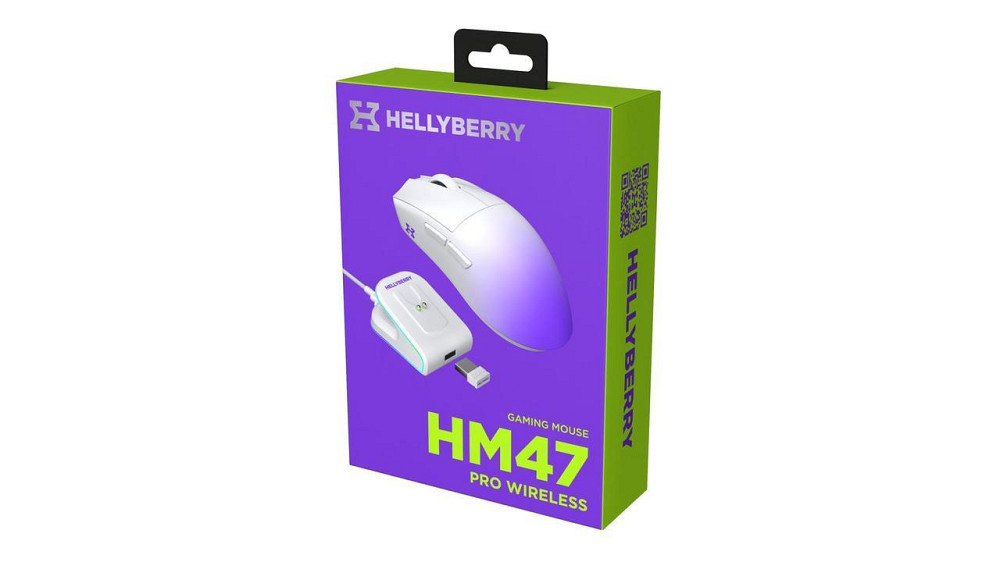 Миша бездротова Hator Hellyberry HM47 Pro Wireless White/Violet Gradient (HM47PRO_white_violet) ( 29299 ) Харьков - изображение 10
