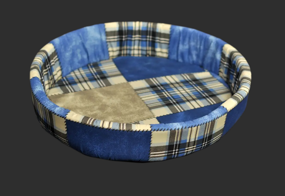 Лежак (лежанка) для домашніх тварин №1 Мур-Мяу, 40см-діаметр. Київ - фото 1