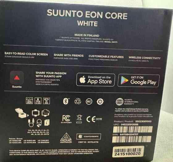 Suunto EON Core White SS023081000 Декомпресіметр НОВИЙ! Харків