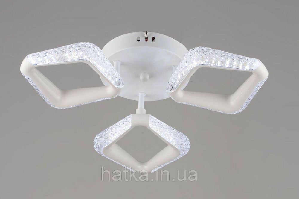 Люстра світлодіодна акрилова Sirius B YH1301/3 WT 18W Київ - фото 1