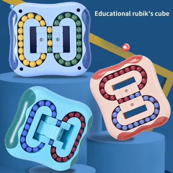 Кубик для снятия стресса детский вращающийся Топ шар Коломыя
