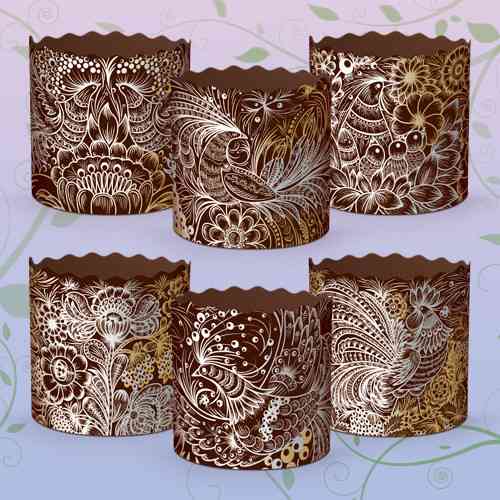 Форми для Пасок 250 гр d90 h85 Жар-Птиця 50 шт/пач. Харків