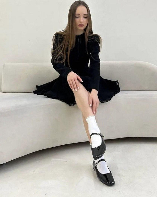 Балетки VIFEST чорні шкіра лакована 37-41р. (5459) Коломия - фото 7