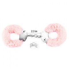 Наручники - Fetish Pleasure Fluffy Hand Cuffs Pink Sex Aura Київ - фото 4