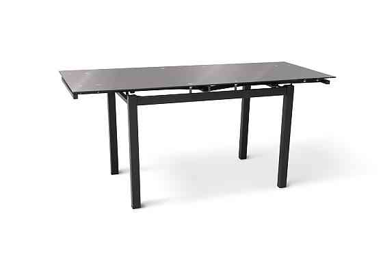 Стіл Венді XS-1025, 80/130*65, чорний (скло) Київ