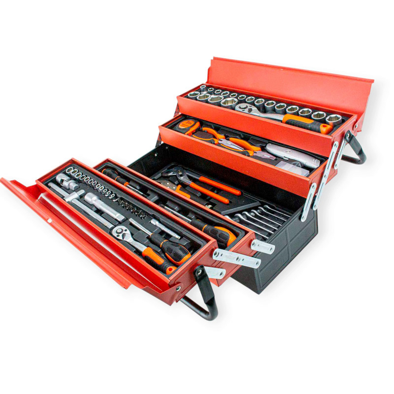 Набір інструменту 1/2", 1/4" 85 шт з бітами, 72 зуби (метал. кейс) Strona Мукачево - фото 2