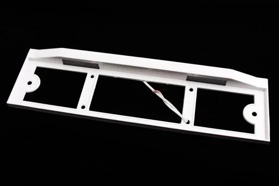 Рамка под номер с подсветкой Master Speed белая Винница