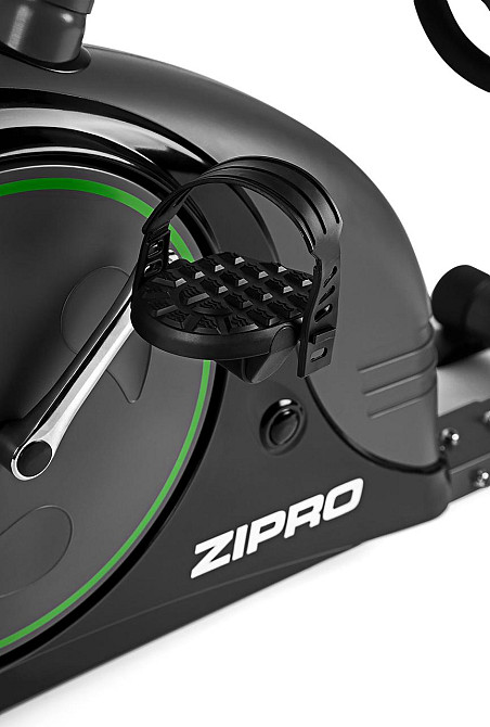 Велотренажер горизонтальний магнітний Zipro Easy чорно-сірий Київ - фото 6