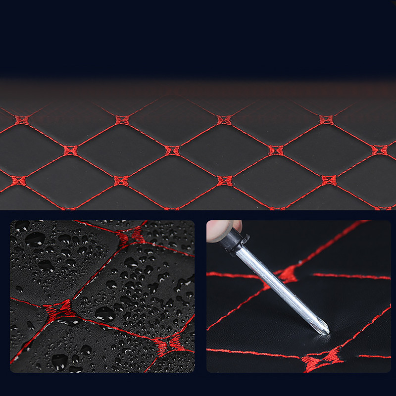 Автомобильный органайзер XY0-52 Black-Red компактный вместительный два отдела для хранения на магнитах с ручкой 40*31*29 см Київ - фото 3