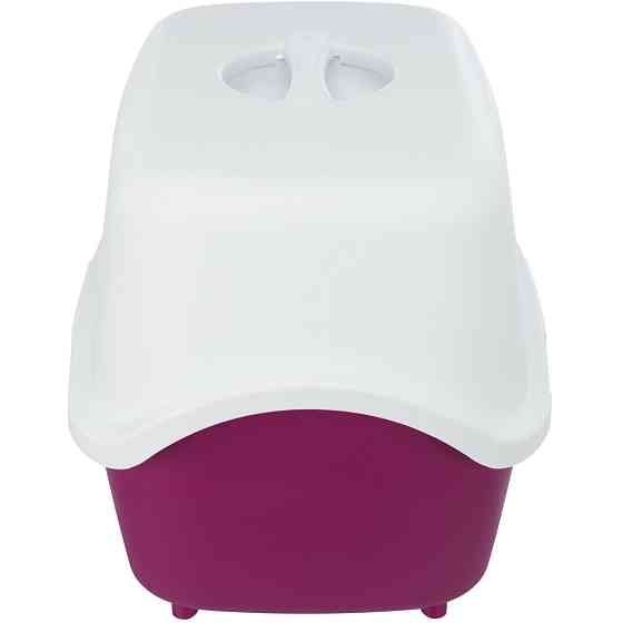 Туалет Trixie для котов Vico закрытый пластик фиолетовый/белый 40х40х56см Киев