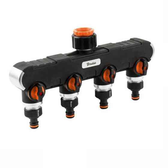 Розподільник з 4 кранами, РЗ 1" до РЗ 3/4", BLACK LINE HEAVY DUTY, ECO-PWB3044 Одеса