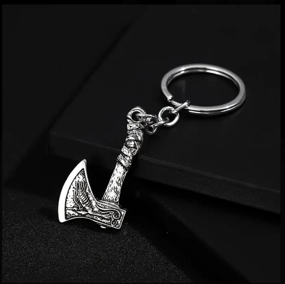 Брелок сокира вікінгів – скандинавський оберіг, метал Київ - фото 2
