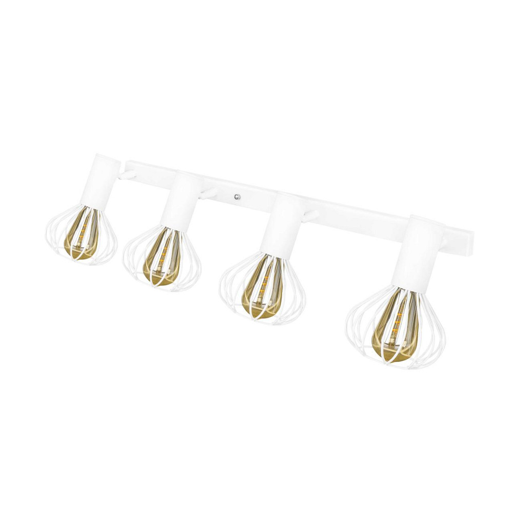 Потолочный поворотный светильник лофт Е27-4 Lotus NL 14151-4 WH Киев - изображение 2