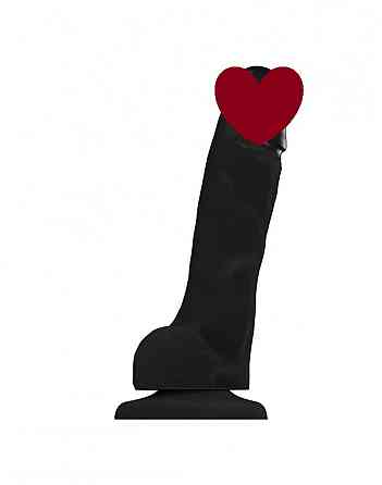 Реалистичный фаллоимитатор Strap-On-Me SOFT REALISTIC DILDO Black - Size M Sex Aura Киев