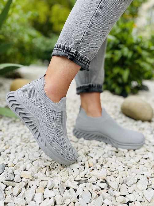 Kamengsi Сліпони жіночі Kamengsi Z108-2 сірі (літо, сітка) (5047) 36-41 Коломия - фото 5