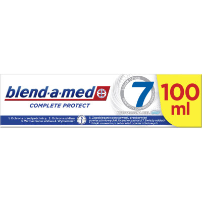 Зубна паста Blend-a-med Complete Protect 7 Кришталева білизна 100 мл (8001090716279) Вінниця - фото 2