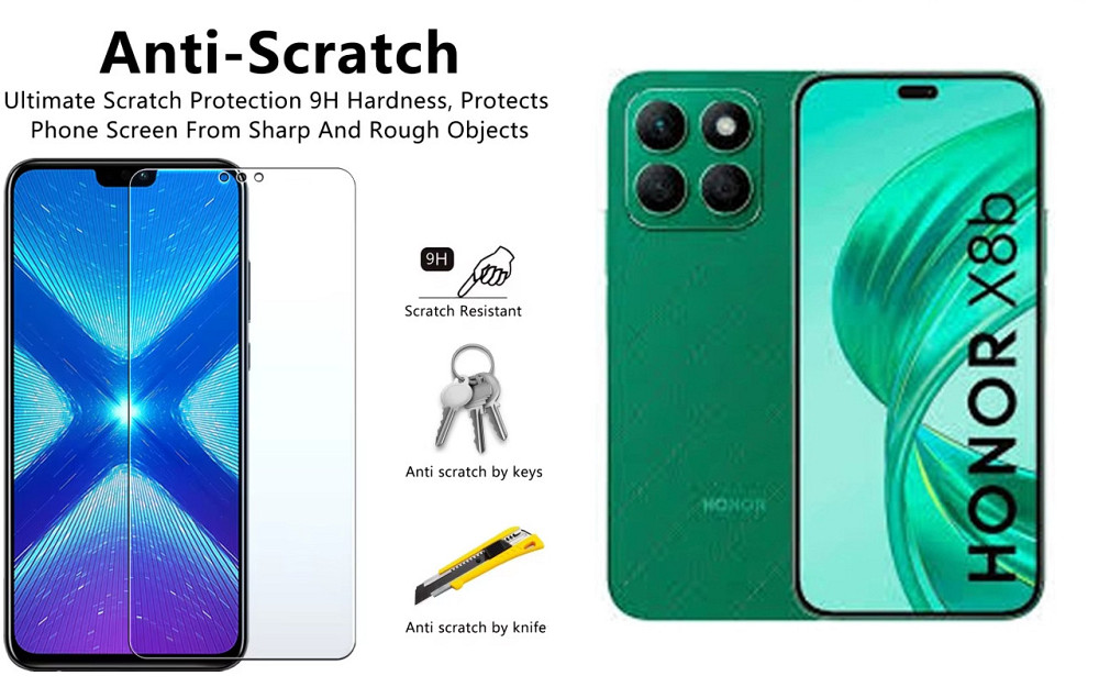 Защитное стекло NeoGlass для Honor X8b – ультрапрозрачное и устойчивое Киев - изображение 1