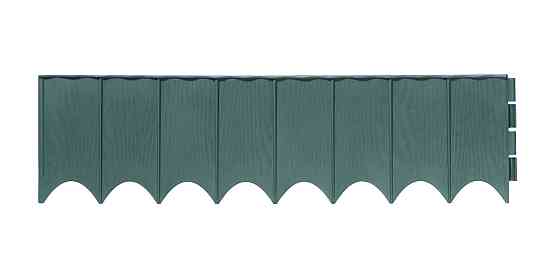 Бордюр садовий Prosperplast GARDEN FENCE, темно-зелений, 5,9 м Київ