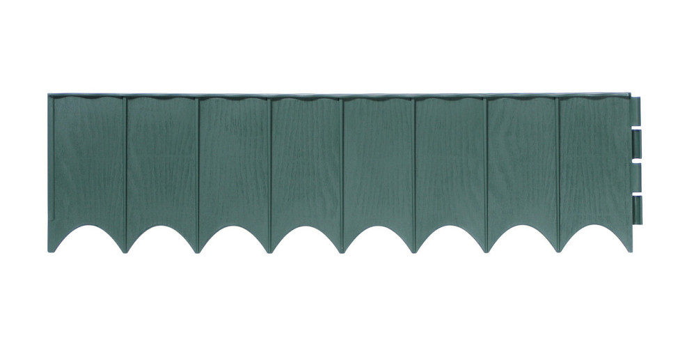 Бордюр садовий Prosperplast GARDEN FENCE, темно-зелений, 5,9 м Київ - фото 1