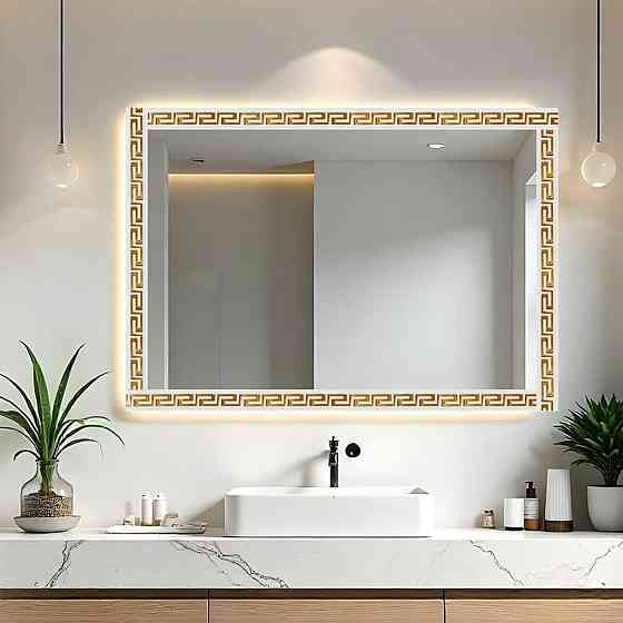 Молдинг 3000х50х6 мм Белый с золотом SW-00002688 Днепр