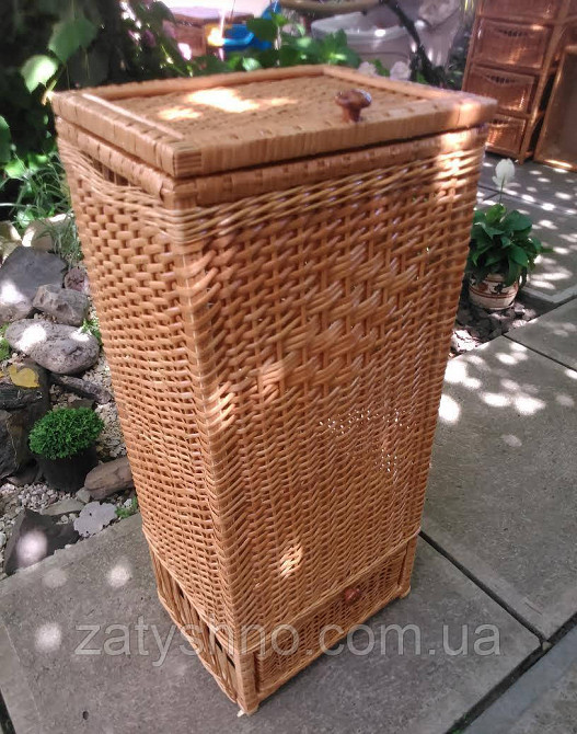 Ящик великий з шухлядою плетений натуральний Київ - фото 6