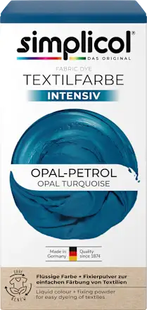 Simplicol Textilfarbe intensiv Opal- Petrol Сімплікол фарба для  текстилю насичений опал-петроль Київ