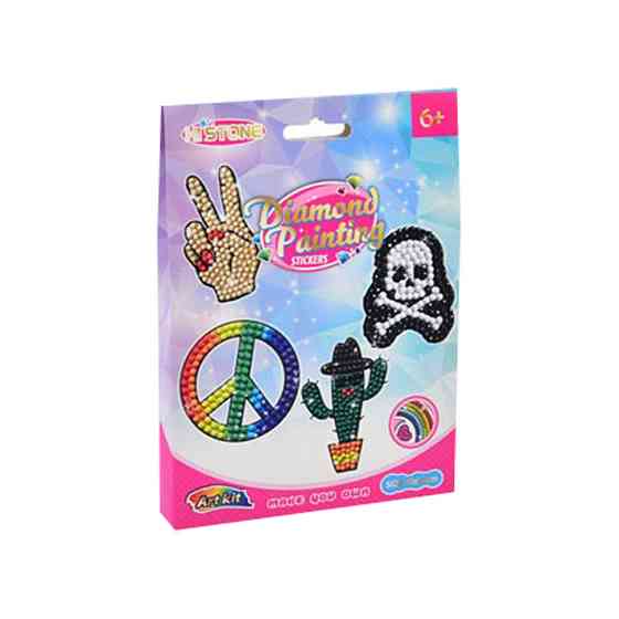 Дитяча алмазна мозаїка "Знаки" FG24030101B-2 фігурки-наліпки Вінниця