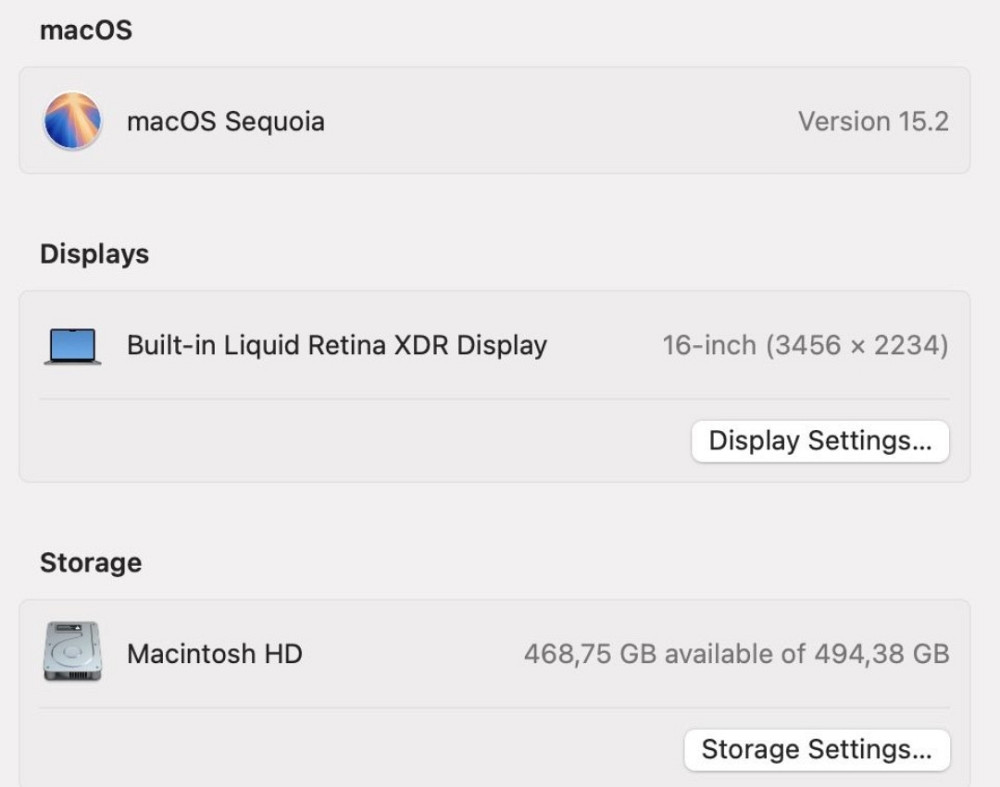 Ноутбук Apple MacBook Pro 16 2021 16-Core GPU M1 Pro 16Gb 512Gb Space Gray Київ - фото 3