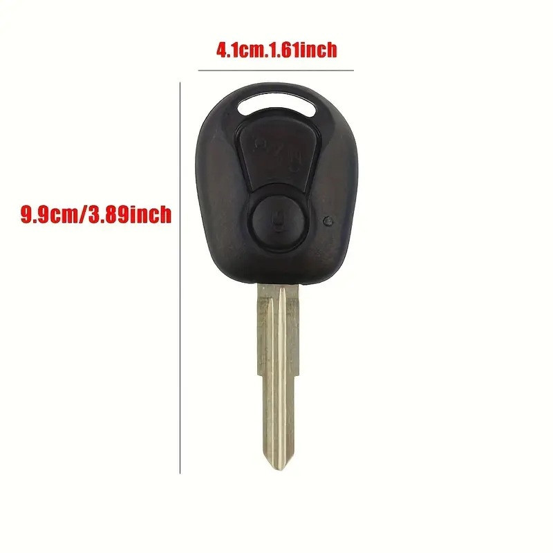 Ключ-заготовка SsangYong з 2 кнопками для Actyon, Kyron Київ - фото 4