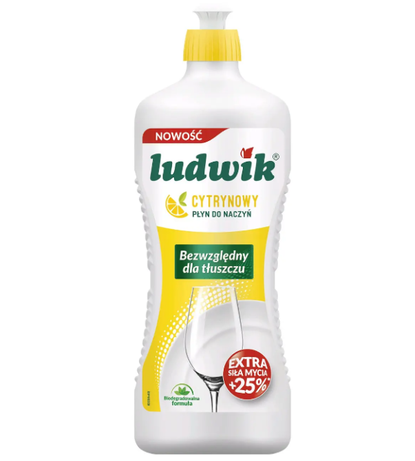 Засіб для миття посуду 900гр Лимон Ludwik Житомир - изображение 1