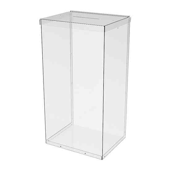 Ящик EKOSTAR без замка для пожертвований и сбора денег 250x200x480. Объем 24 литров Киев