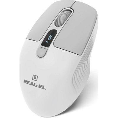 Мышка REAL-EL RM-480W Wireless/Bluetooth White (EL123200050) Винница - изображение 8