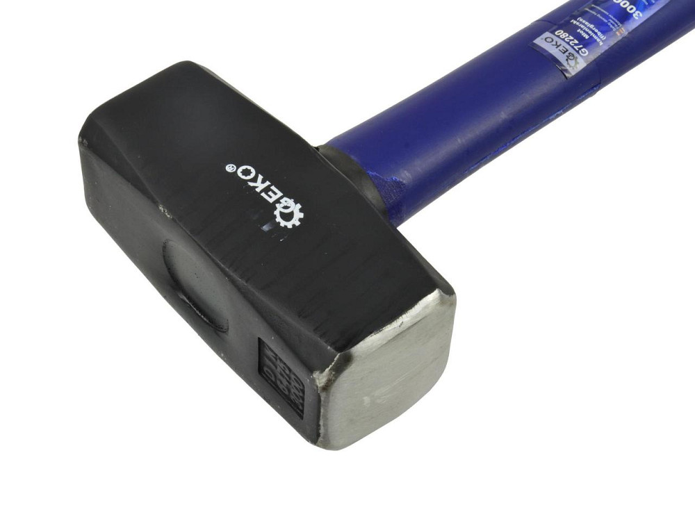 Молот (кувалда) "GeKo" 5,0 кг з ручкою зі скловолокна покритого TPR довжиною  880 мм Киев - изображение 2