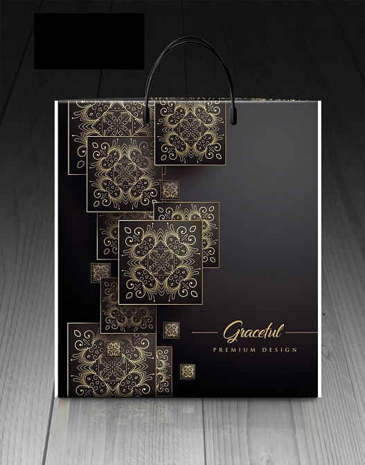 Пакет-сумка 40х45 з пластиковою ручкою   СБ 