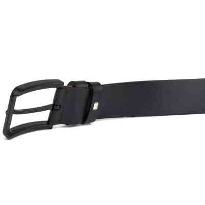 Ремень Vintage Мужской кожаный Черный (20222) Винница