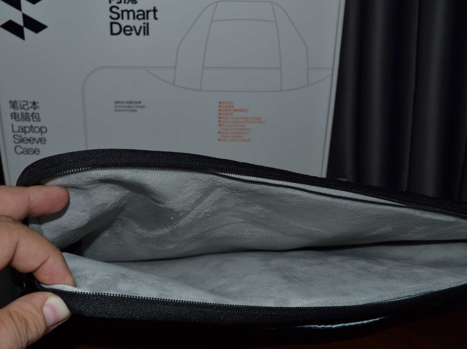 Чехол сумка для ноутбука Smartdevil до 16 дюймов, черный, качество Киев - изображение 1