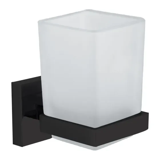 Стакан для зубних щіток VOLLE CUADRO de la noche чорний Київ