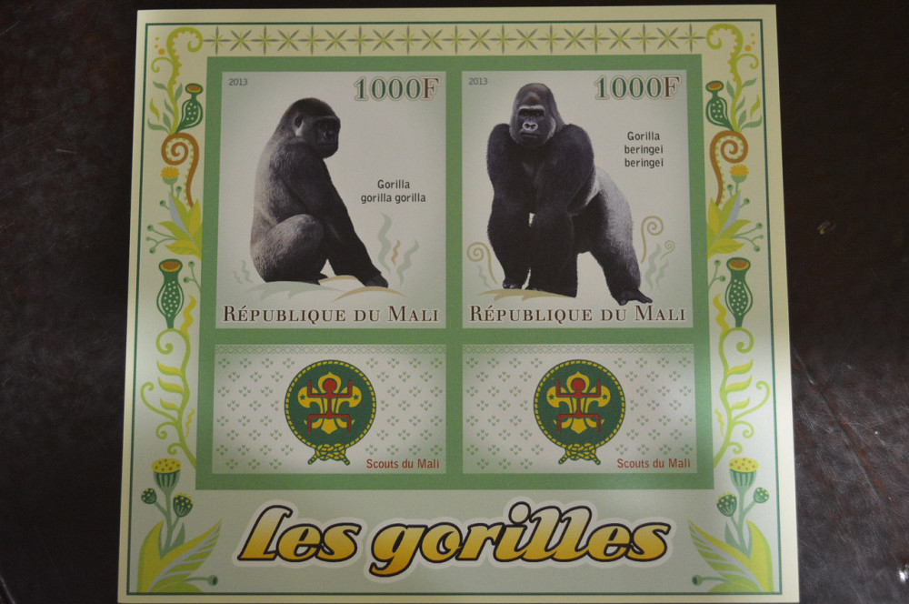 Мали. Марки. Фауна. Блок. 2013 год (В-3) Полтава - изображение 1