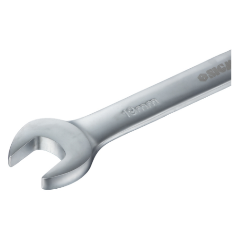 Ключ ріжково-накидний з тріскачкою 19мм CrV satine SIGMA Житомир - фото 3