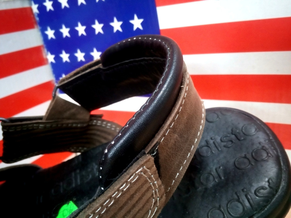 Мужские кожаные сандалии Adidas Киев - изображение 9