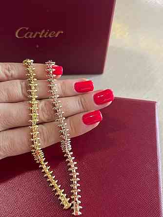 Браслет Cartier  Подвижные зубчики  Розовое  золото Одесса