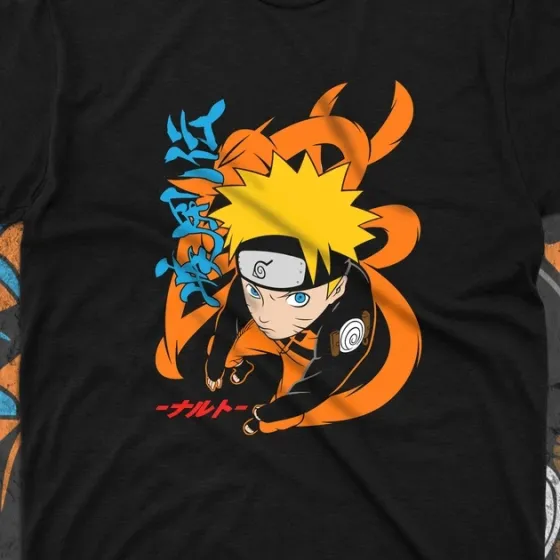 Футболка для подростка мальчика с принтом Наруто Дев'ятихвостий Размер 160 Anime10309 Днепр
