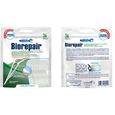 Флос-зубочистки Biorepair Насичені гідроксиапатитом 36 шт. (8017331060056) Вінниця - фото 2