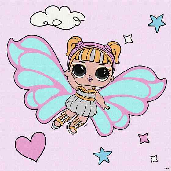 Картина за номерами "L.O.L. Surprise! O.M.G. Fairies Skystarling" KHO1092, 40х40 см Вінниця