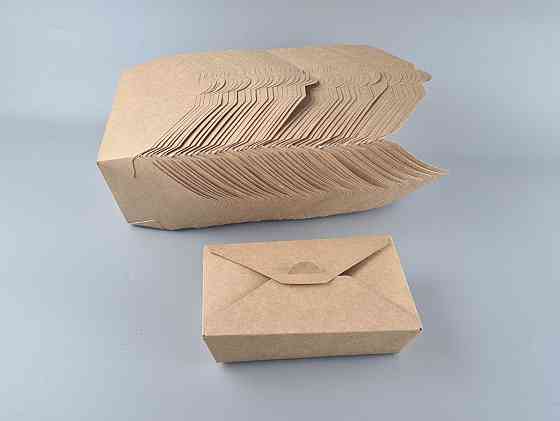 Коробка клейова "KRAFT" 185*105*55 мм ламінована (50 шт.) Харків