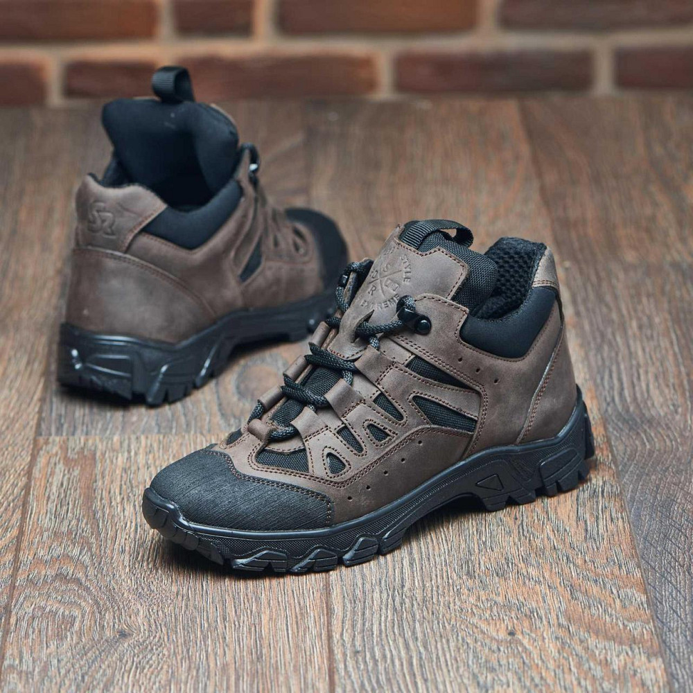 Тактичні кросівки шкіра з кордурою.Коричневі.11-01 Харків - фото 10